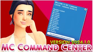 MC Command Center VERSIÓN 202410  LOS SIMS 4 [upl. by Rexfourd]