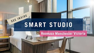 Smart Studio  Apartment Tour  Roomzzz Manchester Victoria [upl. by Ahsinyd]