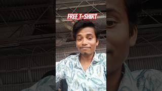 বন্ধুর কাছ থেকে Free tshirt 😅 minivlog shortfeed shortvideo viralshorts public shortfeed [upl. by Assilaj]