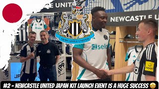 Newcastle United’s ADIDAS Japan kit launch vlog IS INCREDIBLE [upl. by Cooper691]