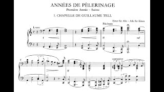 Liszt Années de pèlerinage Year 1  Switzerland S160 Pace Piemontesi [upl. by Renner]