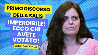 IL PRIMO DISCORSO DI ILARIA SALISSE PENSAVAMO DI AVER VISTO IL PEGGIOCI SBAGLIAVAMOE DI GROSSO [upl. by Llerol995]