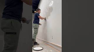 Soft beige Venetian plaster underway venetianplaster [upl. by Tarrah]