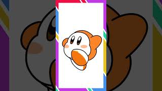 Drawing Wadle Dee  Kirby Cartoon [upl. by Llenod]