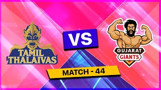 🔴 Live Tamil Thalaivas vs Gujarat Giants Live  TAM vs GUJ Live  Pro Kabaddi League Live Match [upl. by Aicatsana]