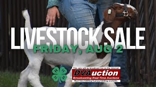 Livestock Sale Friday August 2nd 2024 [upl. by Agretha]