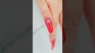 Red nails nailsnailed it nailsnailartnailinsponaildesigns [upl. by Aurilia]