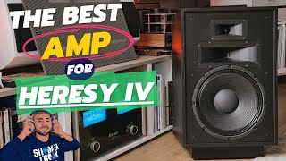 Chasing the best amplifier for Klipsch Heresy IV Review [upl. by Nohsed715]