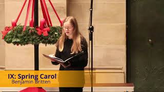 Spring Carol  Benjamin Britten aus Ceremony of Carols op 28  Proppe  Spellenberg [upl. by Fields]