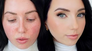 How to MINIMIZE PORES amp BLUR SKIN tips amp full routine natural lighting so you can SEE EVERYTHING [upl. by Learsiy512]