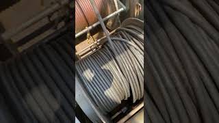 Arrange wire rope in the hoist drum [upl. by Vinn442]