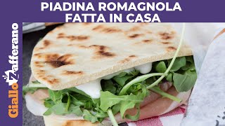 PIADINA ROMAGNOLA FATTA IN CASA [upl. by Cowles876]