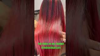 Magenta Red Hair colour Loreal कैसे करेfor beginnersstep by stepeasy wayRed wine hair colour [upl. by Misak928]