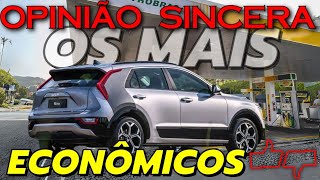 Carros mais ECONÔMICOS de 2024  Melhores Zero KM para GASTAR MENOS gasolina e ECONOMIZAR dinheiro [upl. by Phillane]