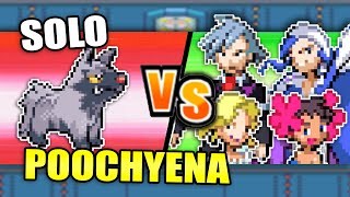 ¿Puedo Pasarme LA LIGA POKÉMON SOLO con POOCHYENA [upl. by Narib]