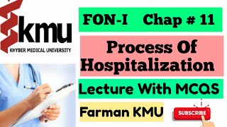 Hospitalization Process FONI Unit11 For Bsn Easy and Short video [upl. by Eilesor729]