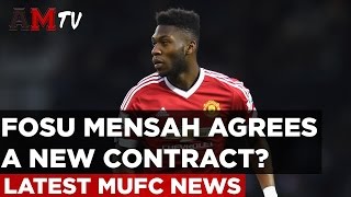 Fosu Mensah Agrees New Contract  More  Latest Manchester United News [upl. by Aifos]