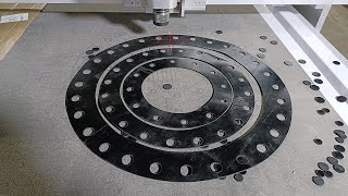 Cutting 3mm Rubber Gasket with AMOR CNC Gasket Cutting Machine [upl. by Nahn]