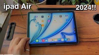 Apple ipad Air 11 inch 2024 Real life Review🔥 [upl. by Kiel]