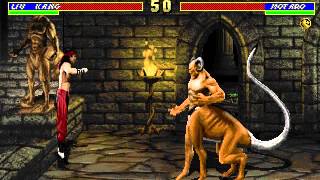 Mortal Kombat 3 PC gameplay Fighting Motaro Boss 1 [upl. by Cherice823]