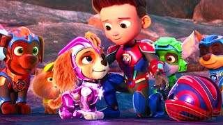 Paw Patrol 2 Escenas finales completas de la súper película lucha contra meteoritos 🌀 4K [upl. by Avalsorim]