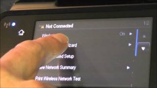 How to set up wireless printing on your HP Designjet T520 HD  HP Plotter  01256 783390 [upl. by Nanahs537]