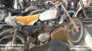 Motorcycle Projects amp Builder Bikes APF Motorcycle Salvage December 2013 [upl. by Elga]