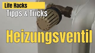 Heizungs Thermostat funktionsfähig machen oder tauschen [upl. by Ahsiadal]