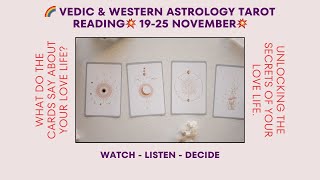 🌈 Vedic amp Western Astrology Tarot Reading💥 1925 November💥 [upl. by Heinrik]