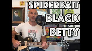 Black Betty Spiderbait Guitar Lesson  Tutorial WITH SOLO [upl. by Aramac]