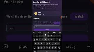 Creating ASMR Content  TAPSWAP CODE  How To Make Money by Creating ASMR Content [upl. by Laurent]