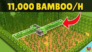 INDUSTRIAL Bamboo Farm Tutorial  Minecraft 121 EASY [upl. by Narayan]