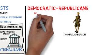 Federalists amp Democratic Republicans [upl. by Rekrap287]