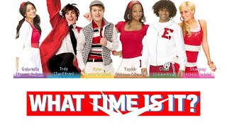 High School Musical 2  What Time Is It color coded lyrics [upl. by Goodspeed]