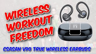 Csasan V90 TRUE Wireless Earbuds Review [upl. by Phi]