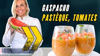 Linstant Recette  Gaspacho Pastèque  Tomates [upl. by Gula]