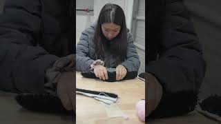 Tufting a Rug Bag ASMR👜 [upl. by Mace]