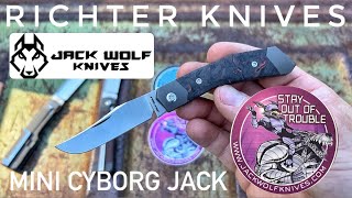 Richter Knives 144 JACK WOLF MINI CYBORG JACK FULL REVIEW JackWolfKnives [upl. by Petrine311]