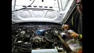 Crown Victoria coil swap and intake manifold leak 2006 P71 [upl. by Klockau]