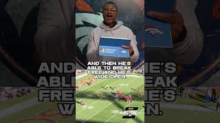 Steve Atwater breaks down Nate Adkins touchdown vs Falcons  shorts filmbreakdown nfl [upl. by Barn]