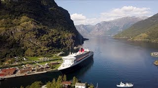 Norway Rallarvegen  From Finse to Flåm by bike Drone footage 4K [upl. by Vareck91]