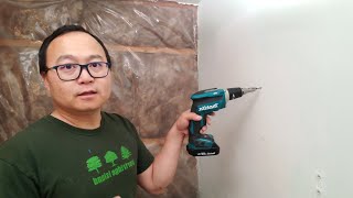 Makita drywall screw gun review [upl. by Esinereb]