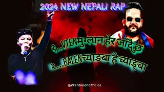 VTEN  New Nepali Rap Song  Balen  Vten Remix Song  2024 Nepali rap music Video rap vten [upl. by Monahon]