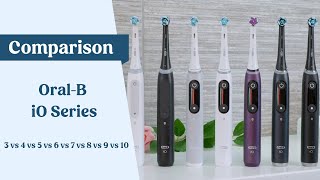 OralB iO Series Comparison [upl. by Lebatsirc]