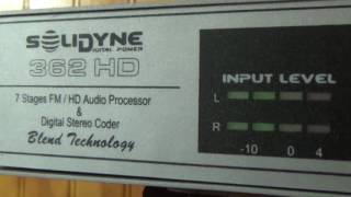 Procesador de audio SOLIDYNE AUDIMAX 362 HD en RADIO GENOVEVA FM 1017 en VALDIVIA CHILE [upl. by Asial156]