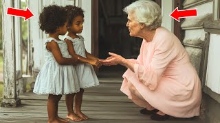 Little Black Twins Knock on Elderly Woman’s Door What They Confess Shatters Her World… [upl. by Collins]