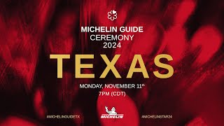 MICHELIN Guide Ceremony Texas 2024 [upl. by Nogaem295]