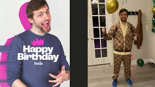 Sodapoppin Unveils Birthday Presents from His Squad [upl. by Mccomb]