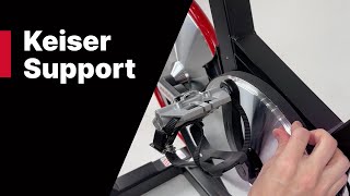 How to remove and install a Keiser M3 Series belt [upl. by Hildebrandt]