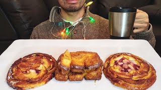 APPLE CHERRY ROSE PASTRIES WITH A CHOCOLATE HAZELNUT ONE DESSERT MUKBANG EATING SHOW [upl. by Naggem]